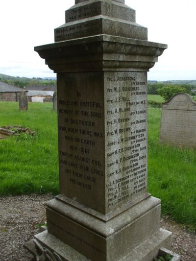 War Memorial Lamplugh #1