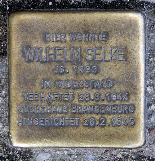 Stolperstein Ritterstraße 109