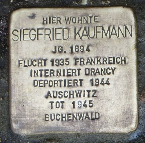 Stumbling Stones Großherzog-Friedrich-Straße 7