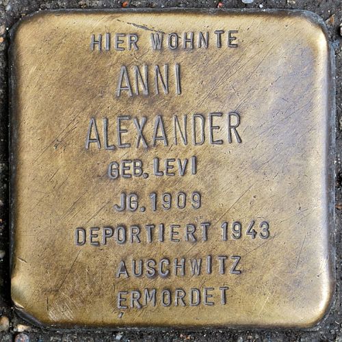 Stolpersteine Turiner Straße 46 #2