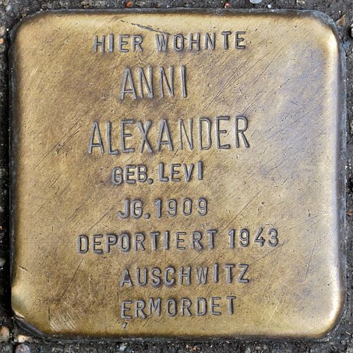 Stolpersteine Turiner Strae 46 #2