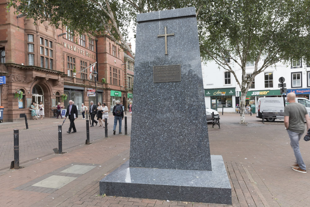 Oorlogsmonument & Herdenkingsbank Carlisle