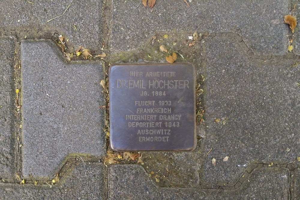 Stolperstein Frankfurter Straße 18