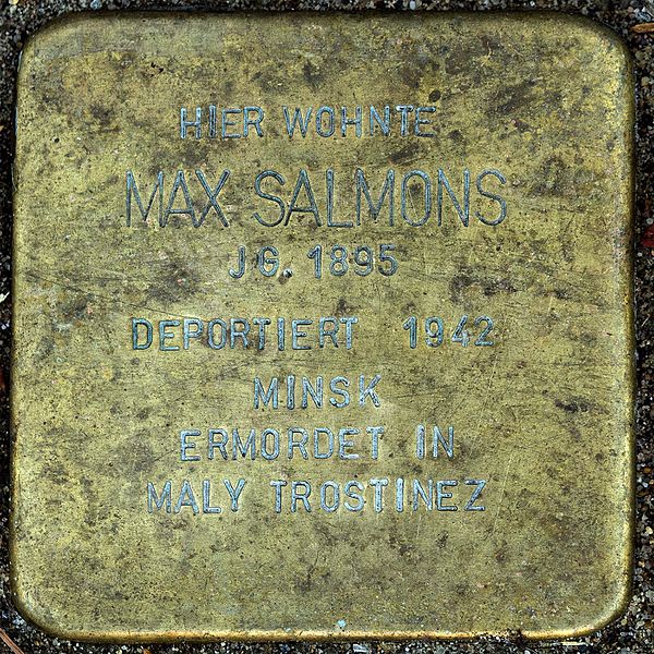 Stolpersteine Kickenstrae 6 #3