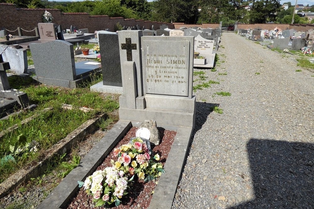 Belgisch Oorlogsgraf Wanlin #1