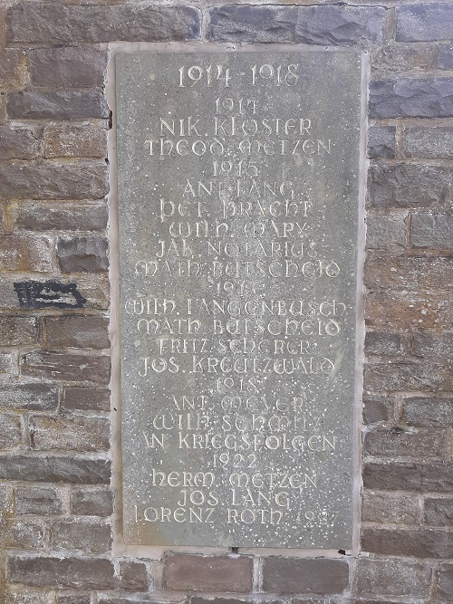 War Memorial Pesch #3