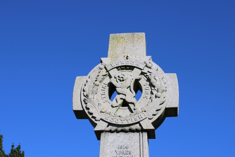 Memorial Cross London Scottish Regiment Wijtschate #5