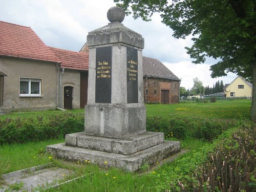 Oorlogsmonument Stangenhagen