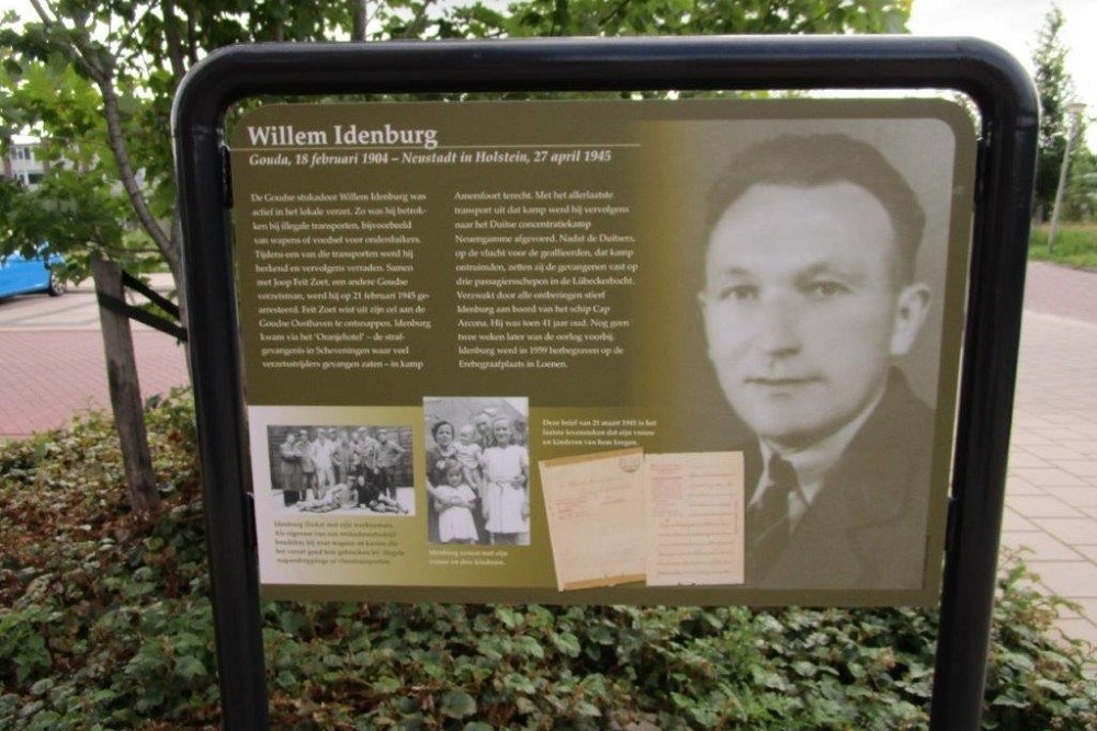 Information Panel Resistance Fighter Willem Idenburg #1