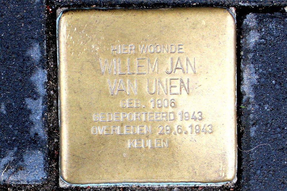 Stolperstein Jan Wapstraat 120