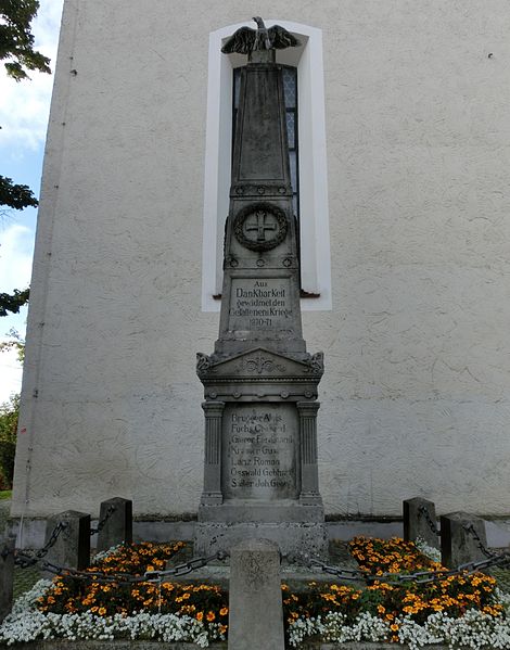 Monument Frans-Duitse Oorlog Tettnang