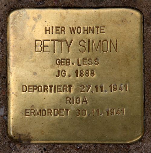 Stolpersteine Kleiststrae 31 #3