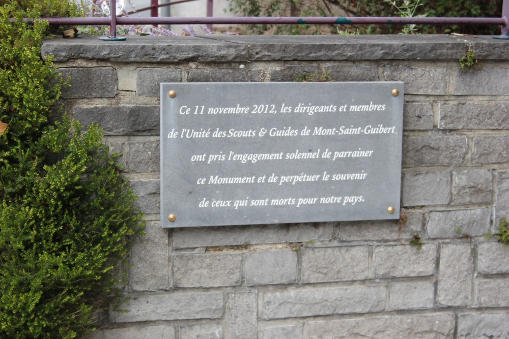 Oorlogsmonument Mont-Saint-Guibert #4