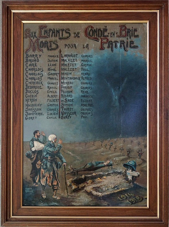 World War I Memorial Condé-en-Brie #1