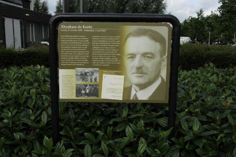 Information Panel Resistance Fighter Abraham De Korte #2