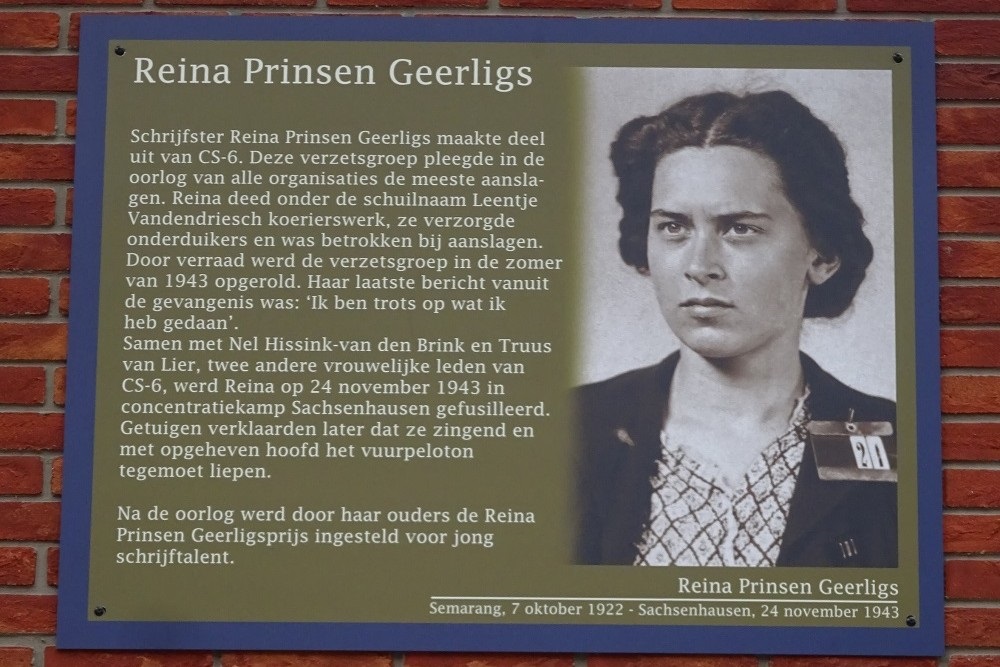 Memorial Plates Slotermeer Reina Prinsen Geerligsstraat