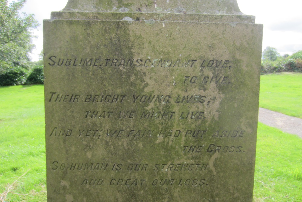 Oorlogsmonument North Grimston #3