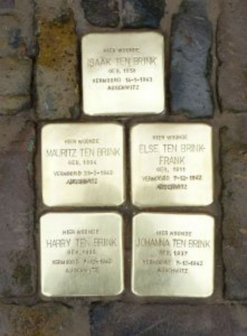 Stolpersteine Brinkstraat 65 #1