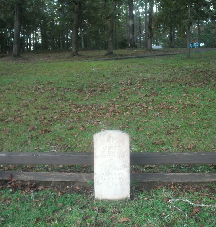 Grave of Major Lemuel Purnell Montgomery #1