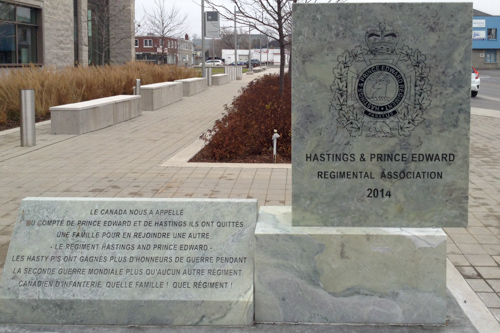 Hastings & Prince Edward Regiment Association Monument #3