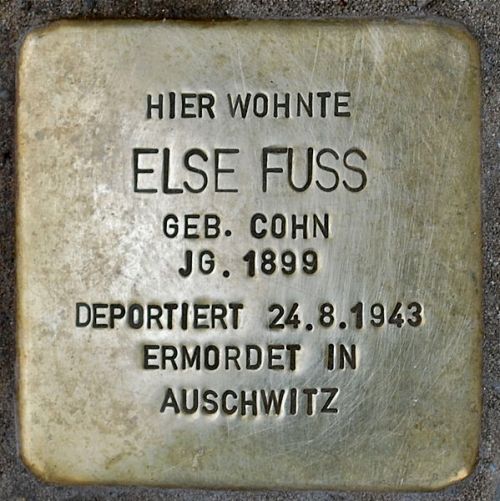 Stolpersteine Stargarder Strae 38a #5