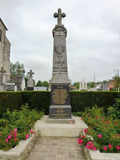 Oorlogsmonument Febvin-Palfart