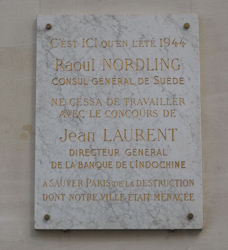 Gedenkteken Raoul Nordling #1