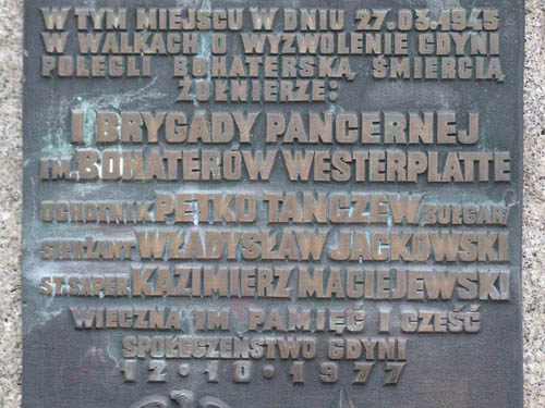 Memorial Polish 1st Armoured Brigade #3
