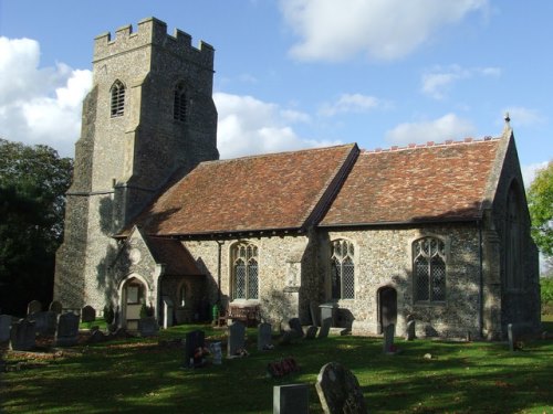 Oorlogsgraf van het Gemenebest Bradfield St. Clare Churchyard