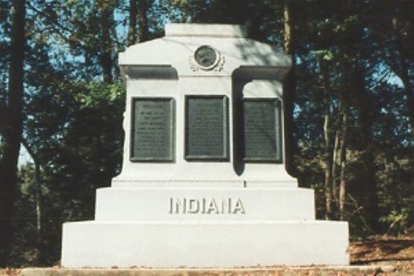 Monument 49th, 54th en 69th Indiana Infantry (Union)