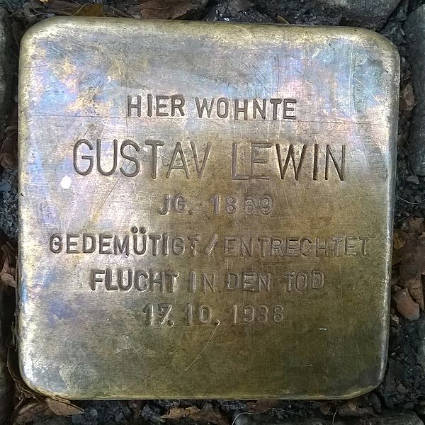 Stolperstein Steubenstrae 19 #1