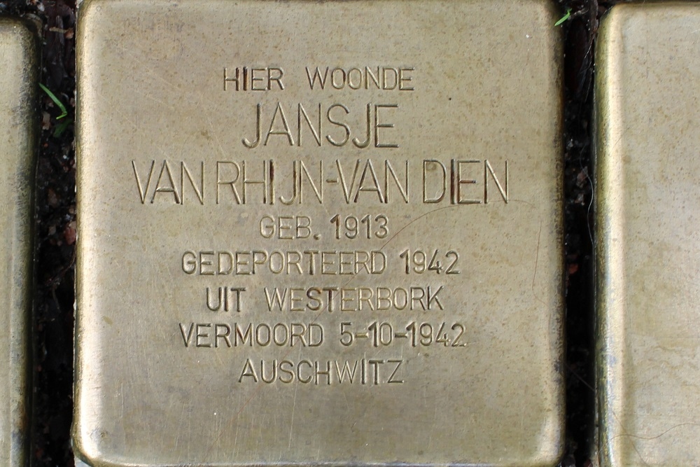 Stolpersteine Hooftstraat 73 #3