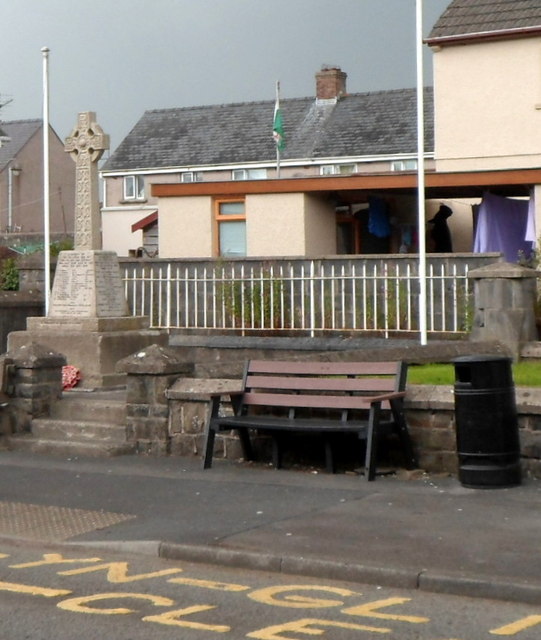 Oorlogsmonument Abergwili #1