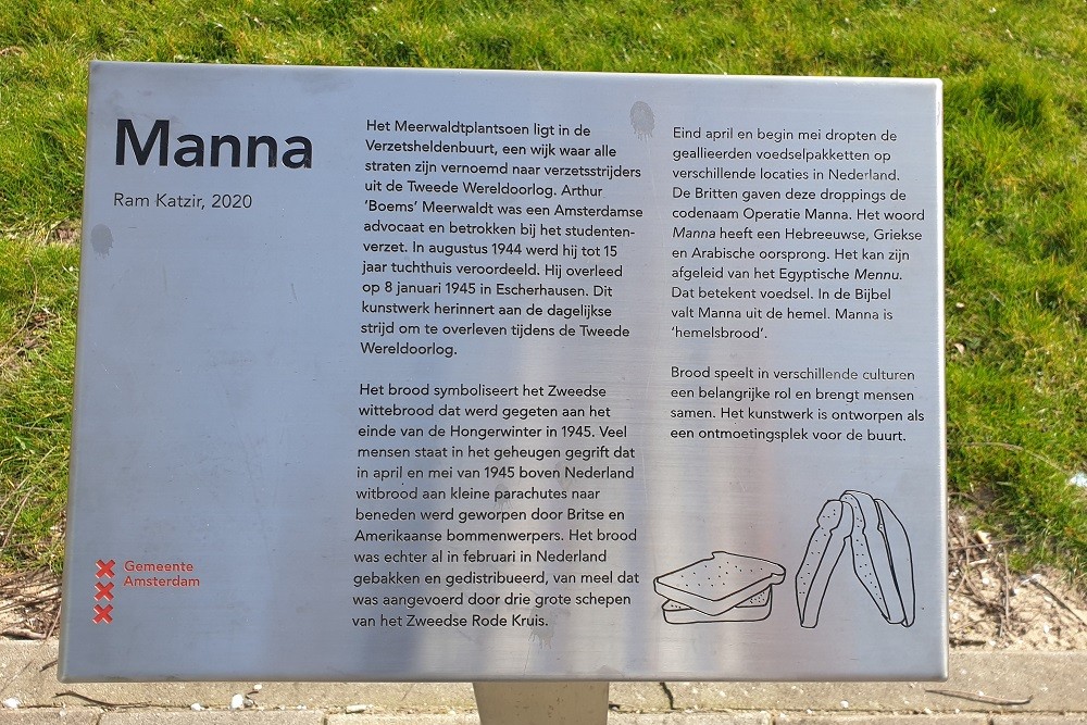 Manna Monument Meerwaldtplantsoen Amsterdam #1