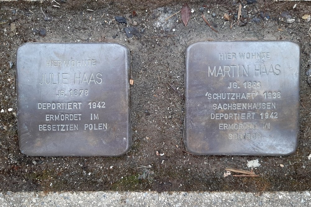 Stumbling Stones Steinstraße 3 (now Am Markt 14) #1