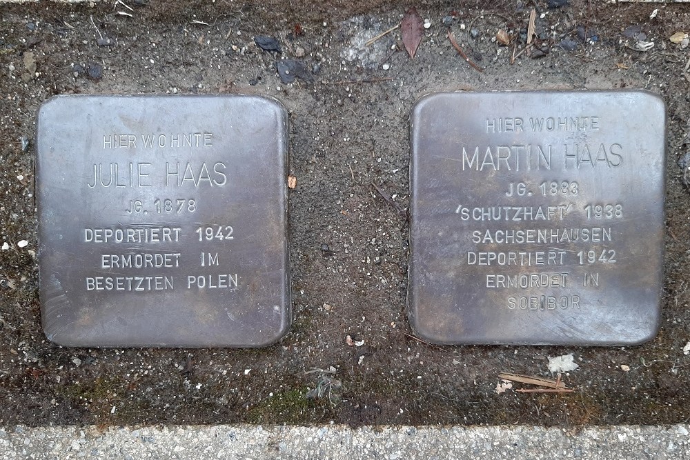 Stolpersteine Steinstrae 3 (nu Am Markt 14) #1