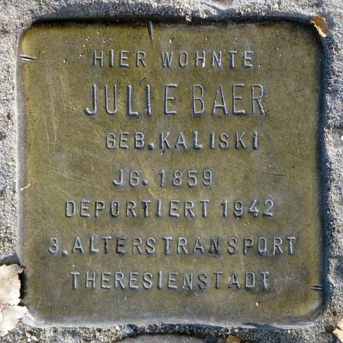 Stolperstein Lausitzer Platz 12a