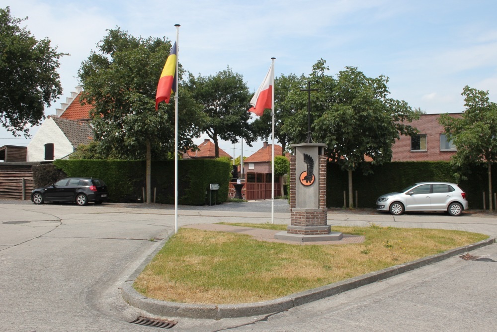 Monument 1ste Poolse Pantserdivisie Aalter #3