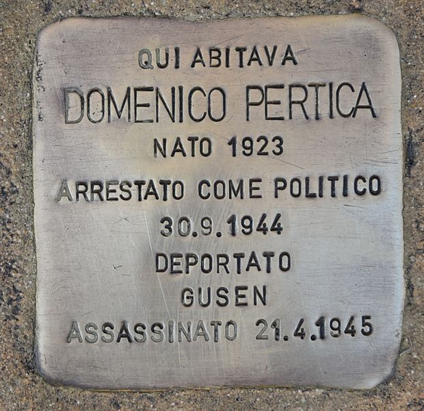 Stolpersteine Contrada del Carmine 39 #2