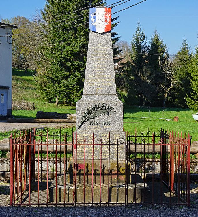 War Memorial Clairegoutte