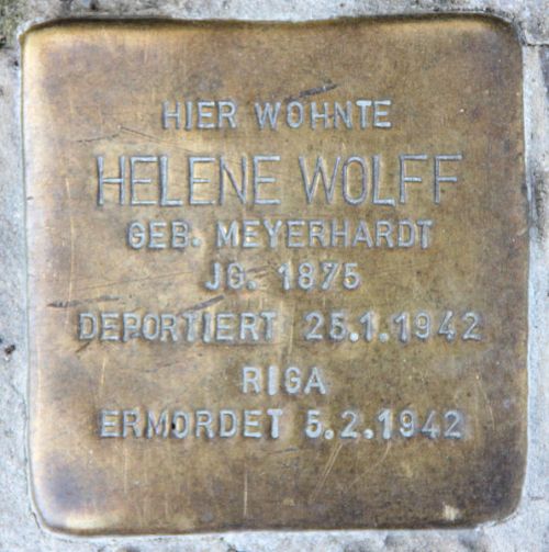 Stolpersteine Niebuhrstraße 66 #2