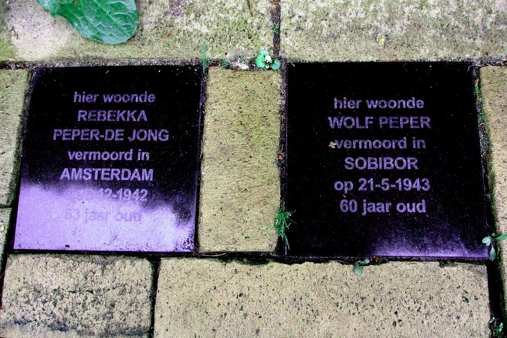 Memorial Stones Regentesselaan 22