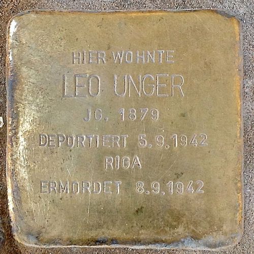 Stolpersteine Stargarder Straße 38 #5