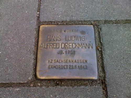 Stumbling Stone Lübecker Strasse 27a