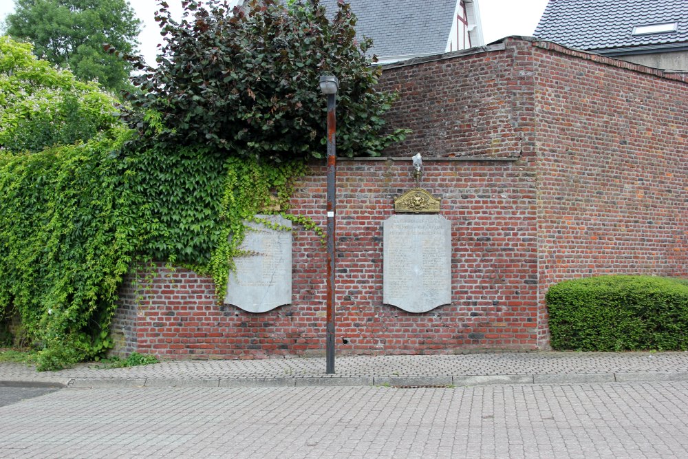 Commemorative Plates War Victims Fléron #1