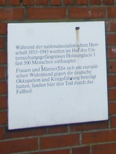 Monument Terechtstellingsplaats Holstenglacis 3 #2