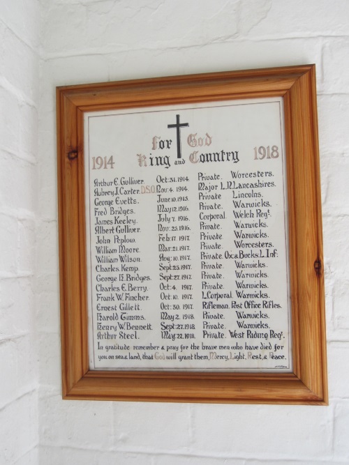 War Memorial St Andrews Shottery #2