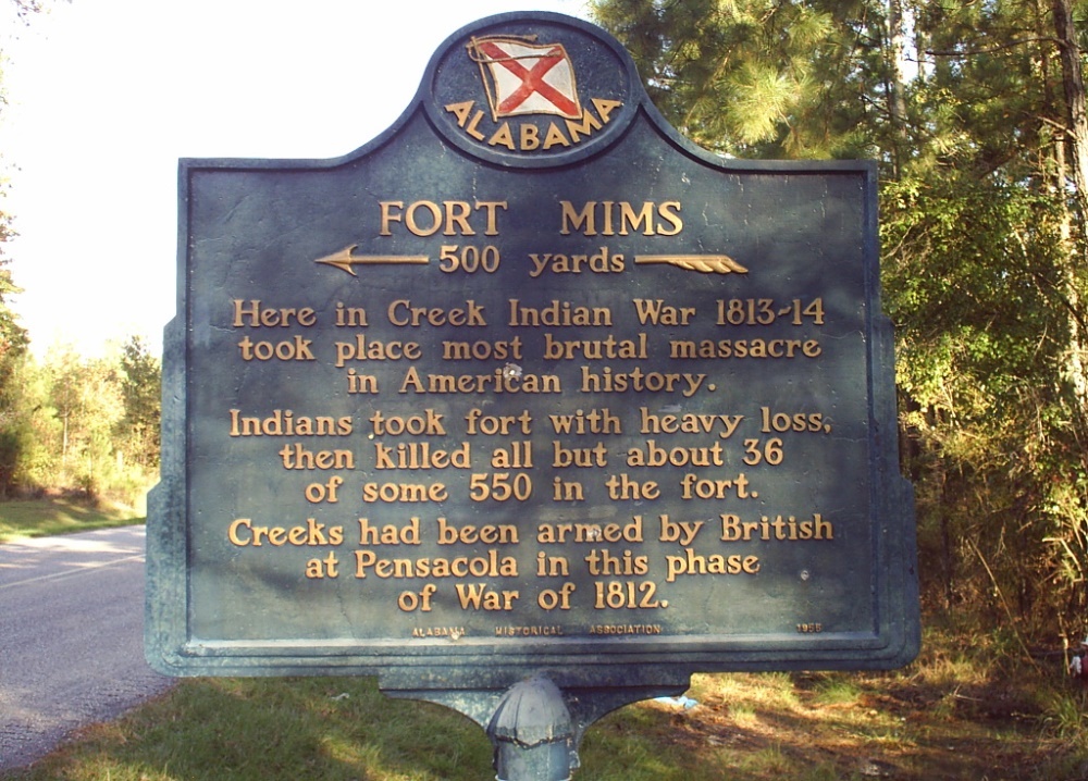 Information Sign Fort Mims #1