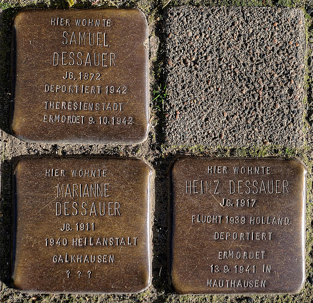 Stolpersteine Klemens-Horn-Straße 6