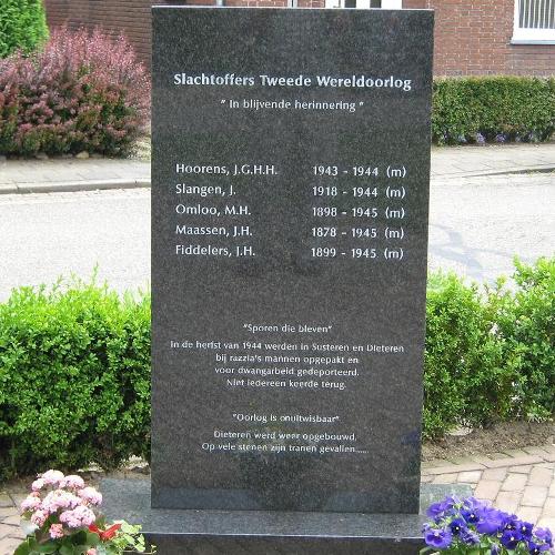 Oorlogsmonument Dieteren